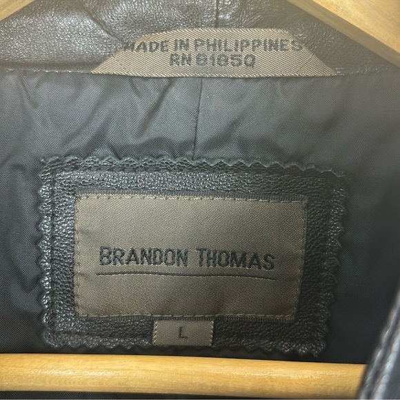 Brandon Thomas || Black Leather (SOFT) Jacket - Picture 3 of 7